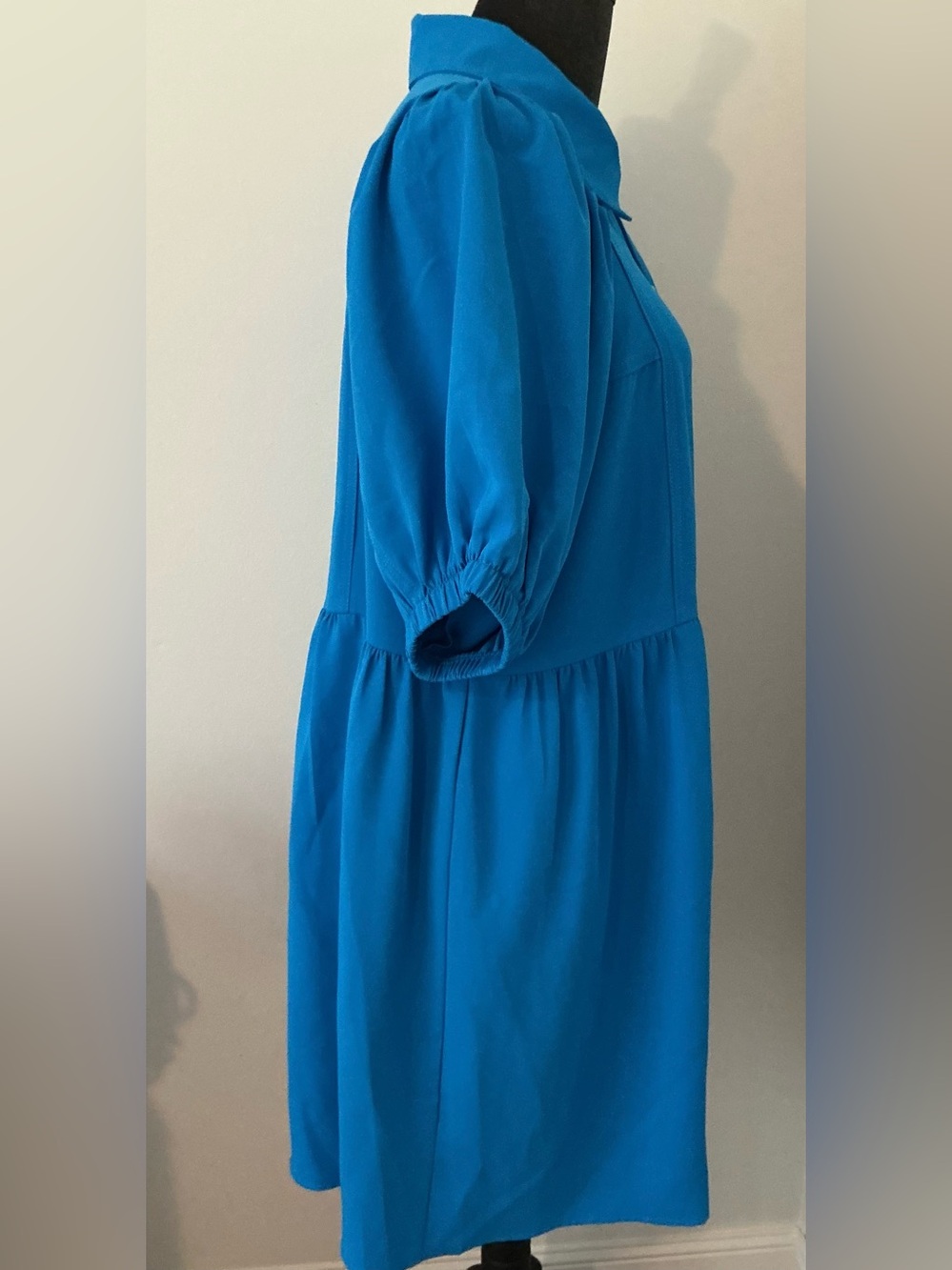 NWT Entro Button-Front Dress in Bright Blue size XL - Picture 10 of 14